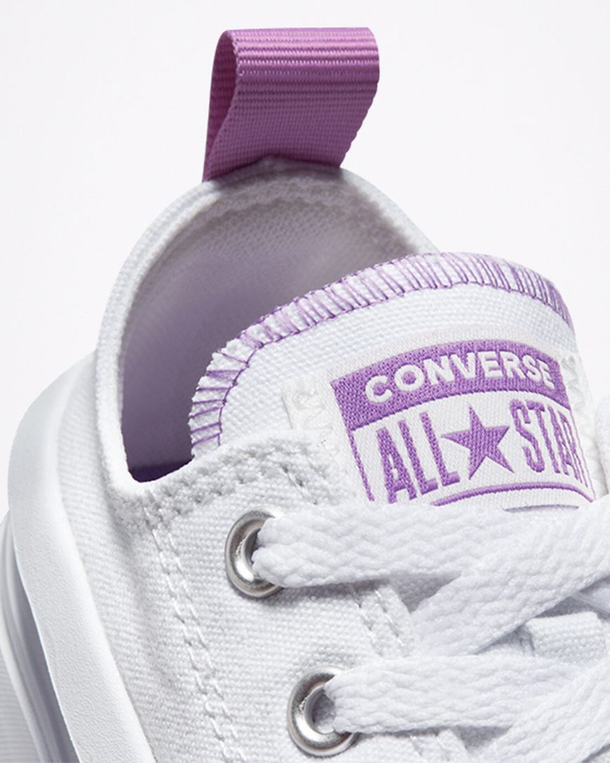 Pantofi Platforma Fete Converse Chuck Taylor All Star Move Low Top Albi Violet Albi | RO I13ZCK820